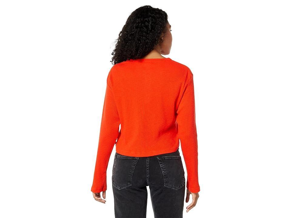 Levi's(r) Womens Sunbloom Henley (Burnt ) Women's T Shirt Product Image