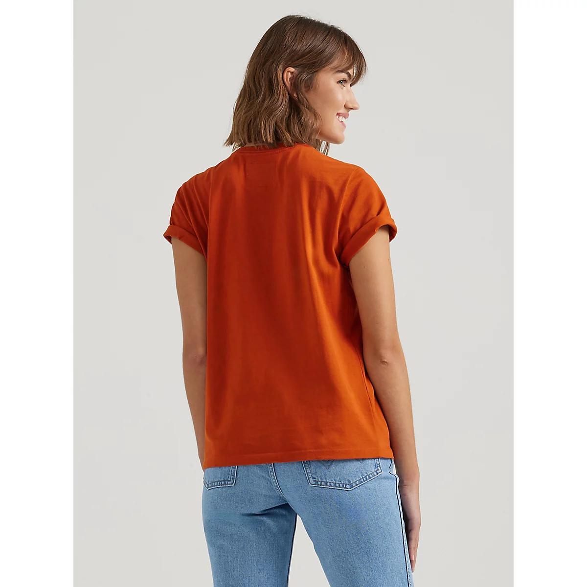 Wrangler x Buffalo Trace™ Women's Logo Tee in Vanilla Product Image
