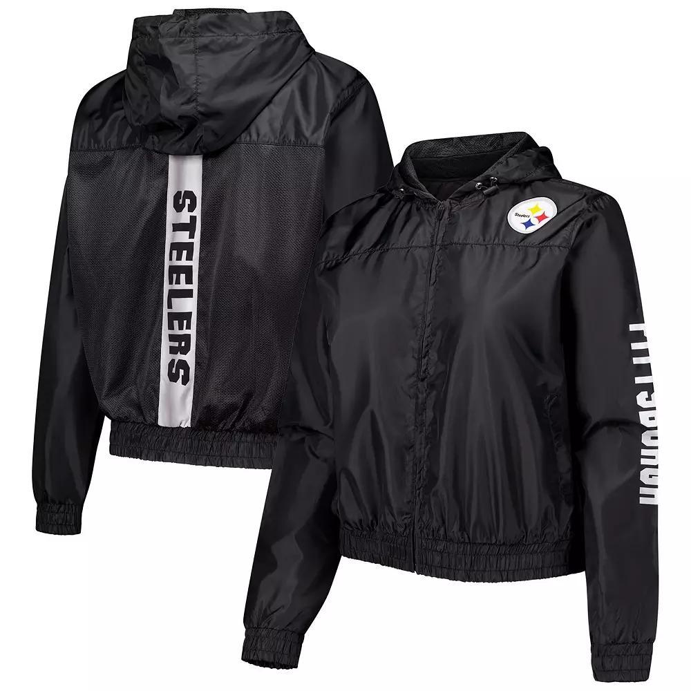 Women's Fanatics Black Pittsburgh Steelers Full-Zip Jacket, Size: 2XL Product Image