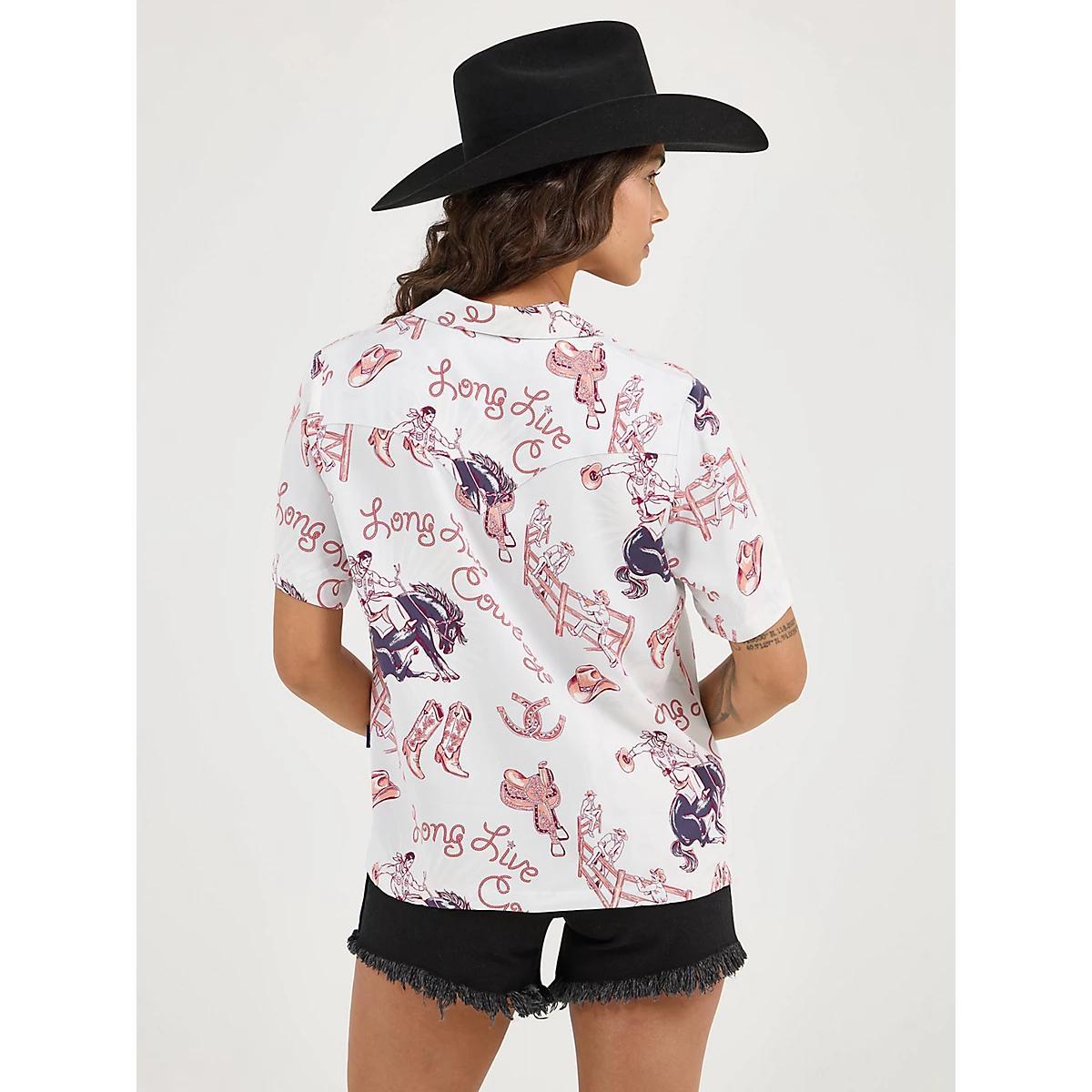 Women's Wrangler Retro® Cowgirl Camp Shirt | Women's TOPS | Wrangler® Product Image