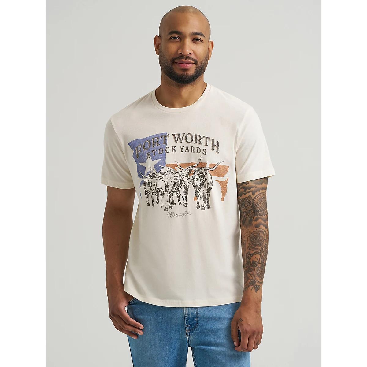 Men's Fort Worth Stockyards T-Shirt | Men's SHIRTS | Wrangler® Product Image