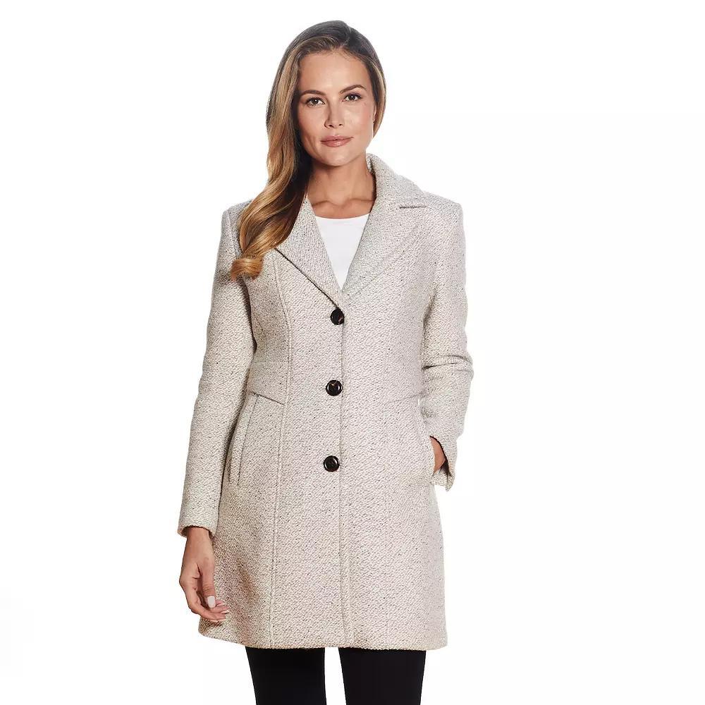 Women's Gallery Wool-Blend Walker Coat, Size: XL, Oatmeal Product Image
