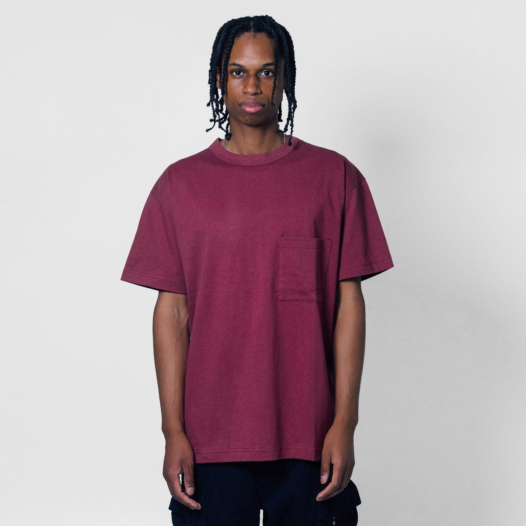 Small Red Heart T-Shirt - Purple Male Product Image