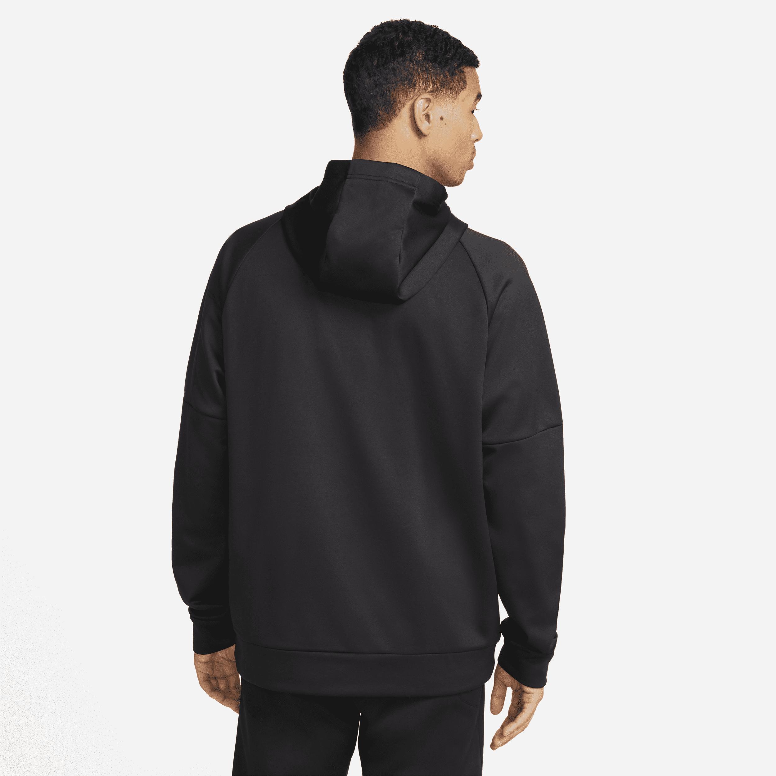 Nike Men's Therma-FIT Pullover Training Hoodie in Black/Black Size 3XL 100% Polyester Product Image