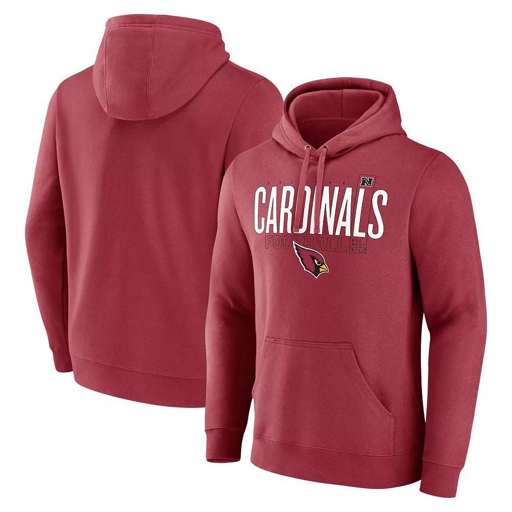 Men's Fanatics Red Tampa Bay Buccaneers Geometric Chrome Pullover Hoodie, Size: Medium Product Image