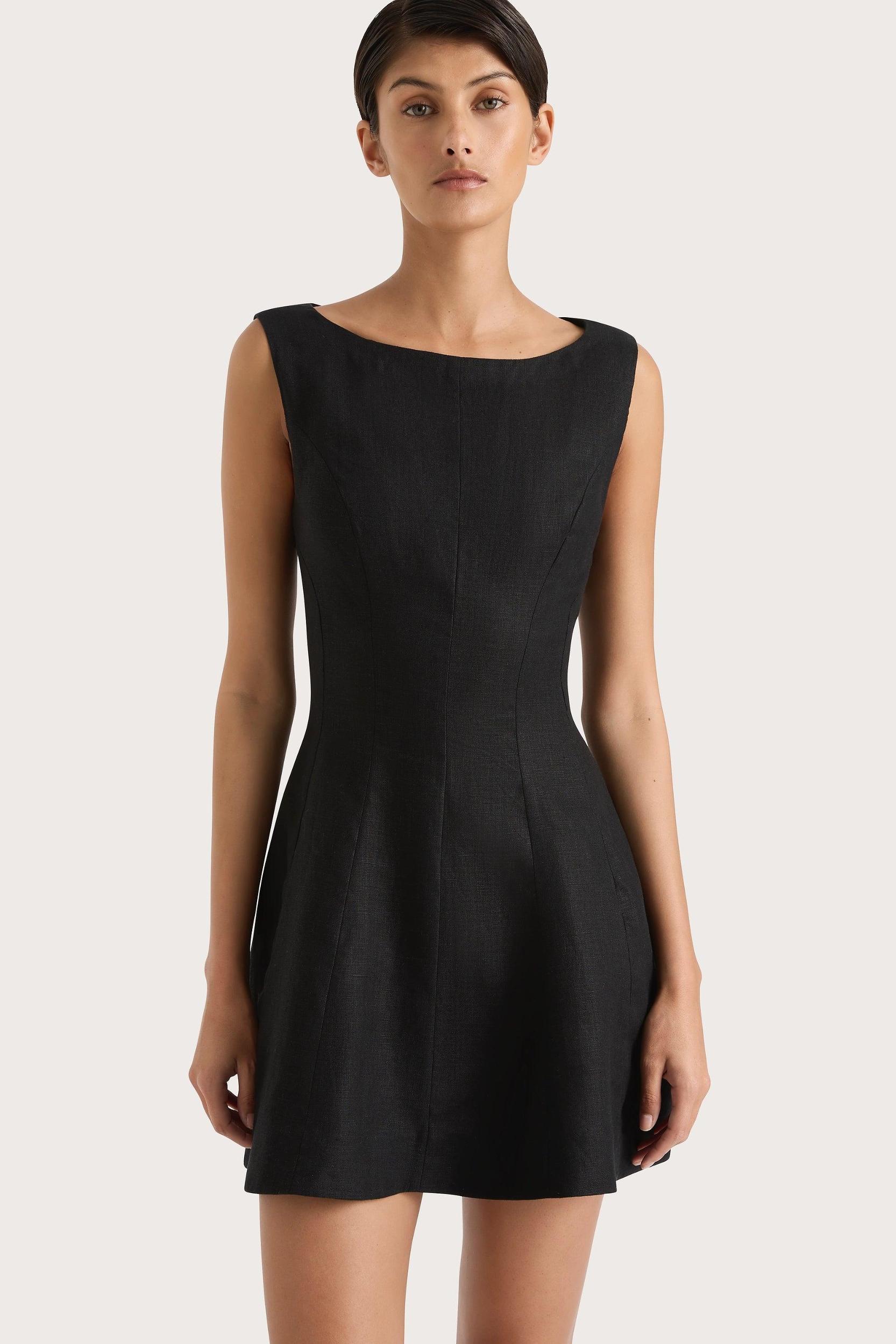 Cerise Mini Dress Black Product Image