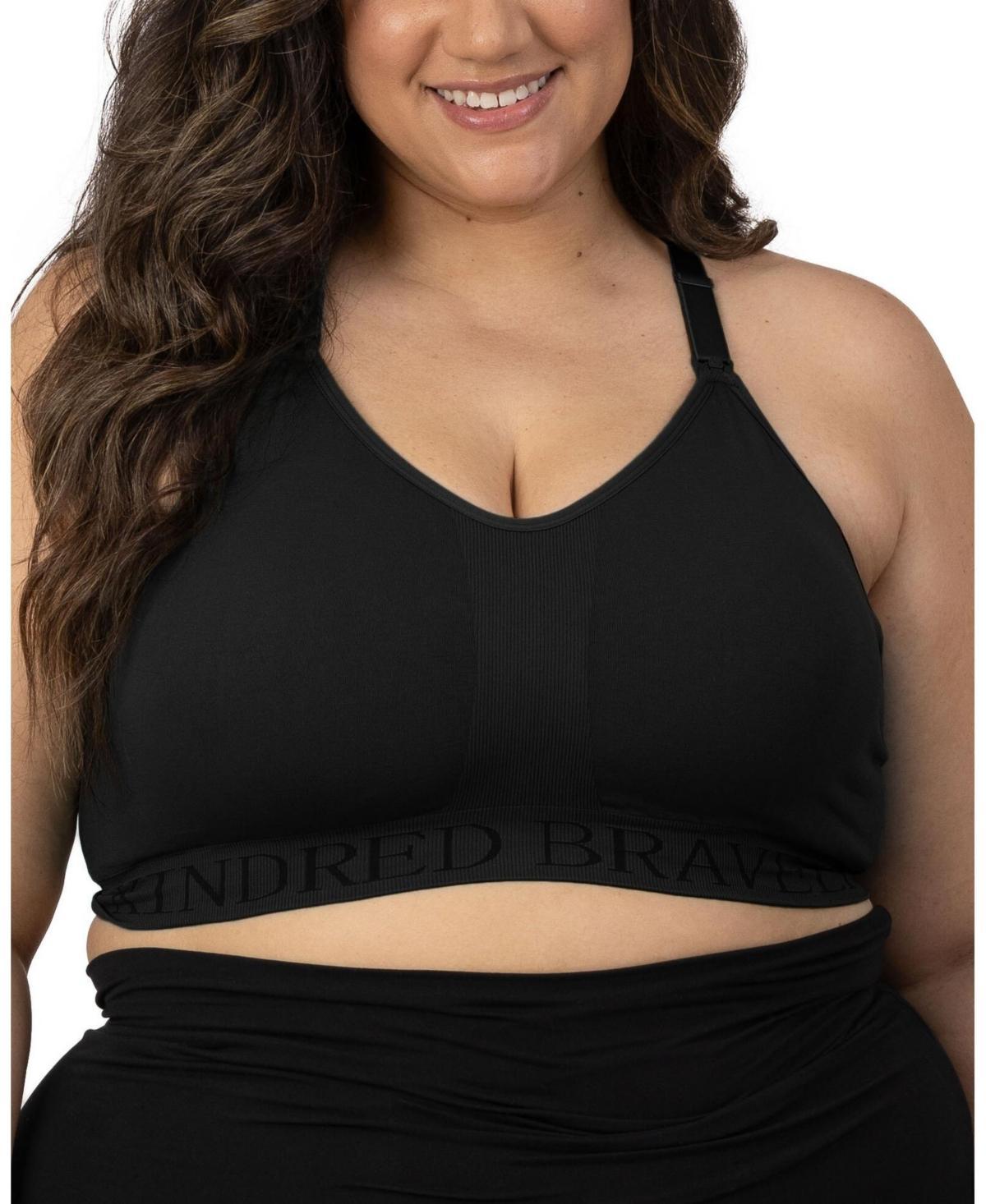 Kindred Bravely Women's Sublime Sports Pumping + Nursing Hands-Free Bra - Ombre Purple 1X: Light Support, Racerback Product Image
