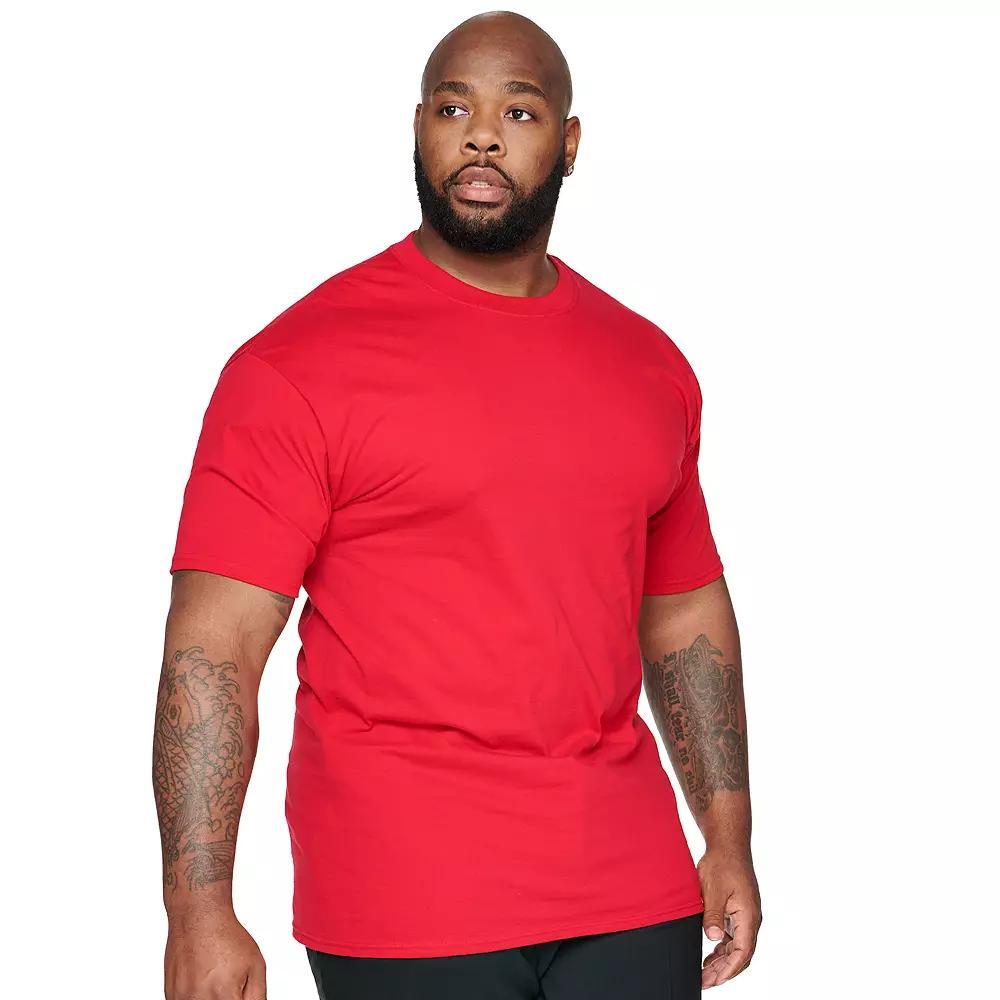 Big & Tall Hanes® Beefy-T Tee, Men's, Size: 3XL Tall, Black Product Image