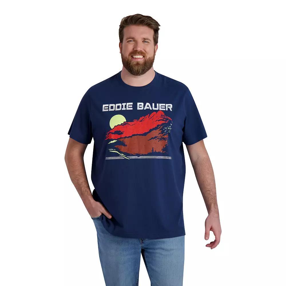 Big & Tall Eddie Bauer Graphic Tee, Men's, Size: 2XB, Soft Blue Product Image