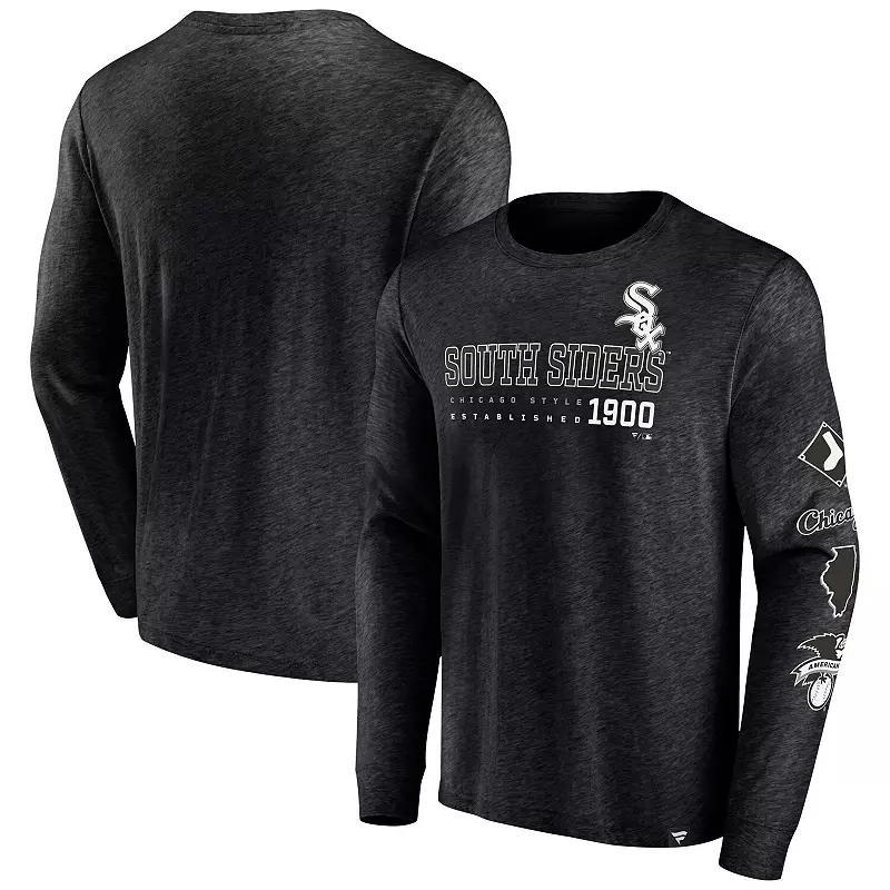Men's Fanatics Branded Black Chicago White Sox High Whip Pitcher Long Sleeve T-Shirt, Size: Large Product Image