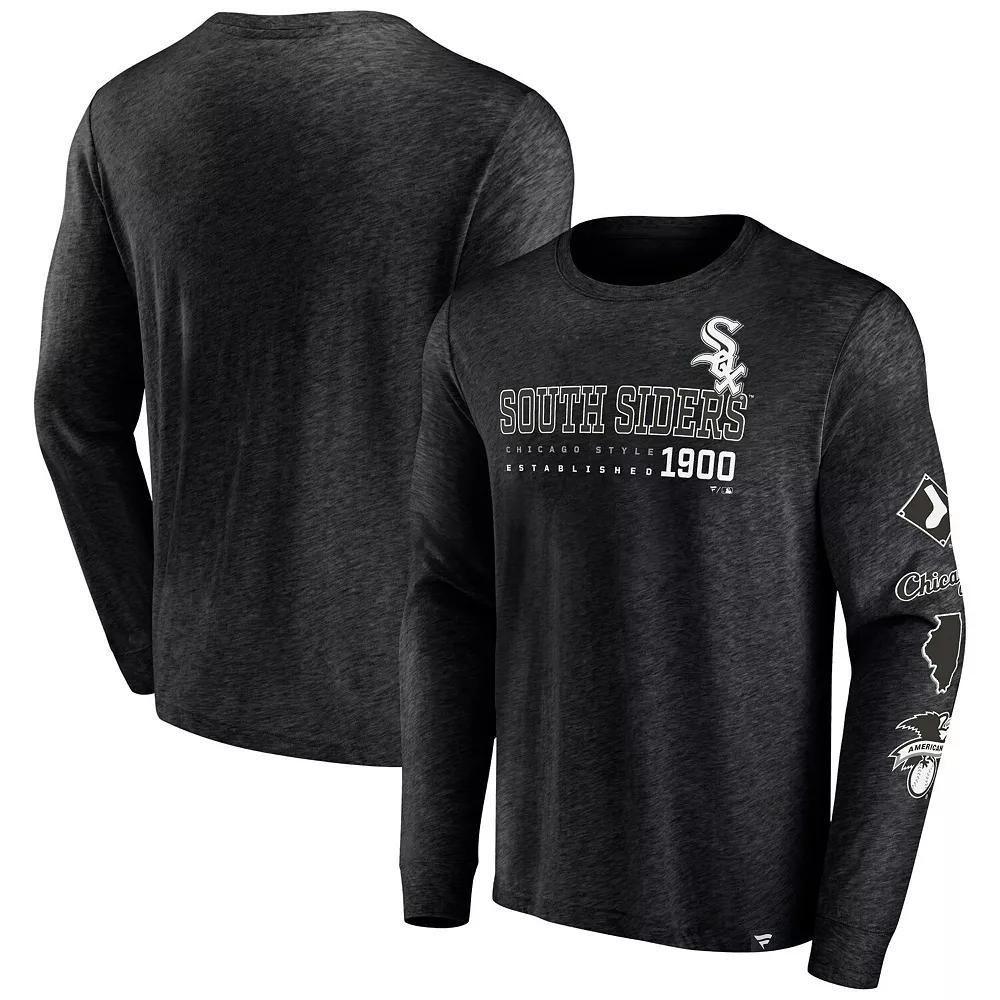 Men's Fanatics Branded Black Chicago White Sox High Whip Pitcher Long Sleeve T-Shirt, Size: Large Product Image