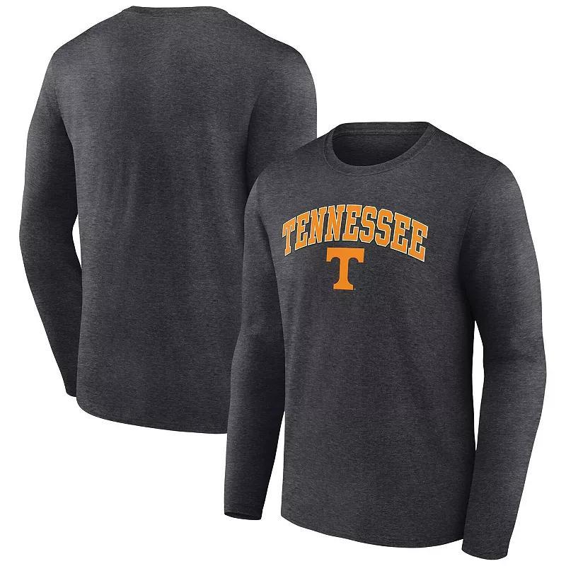 Mens Fanatics Heather Charcoal Alabama Crimson Tide Campus Long Sleeve T-shirt Product Image