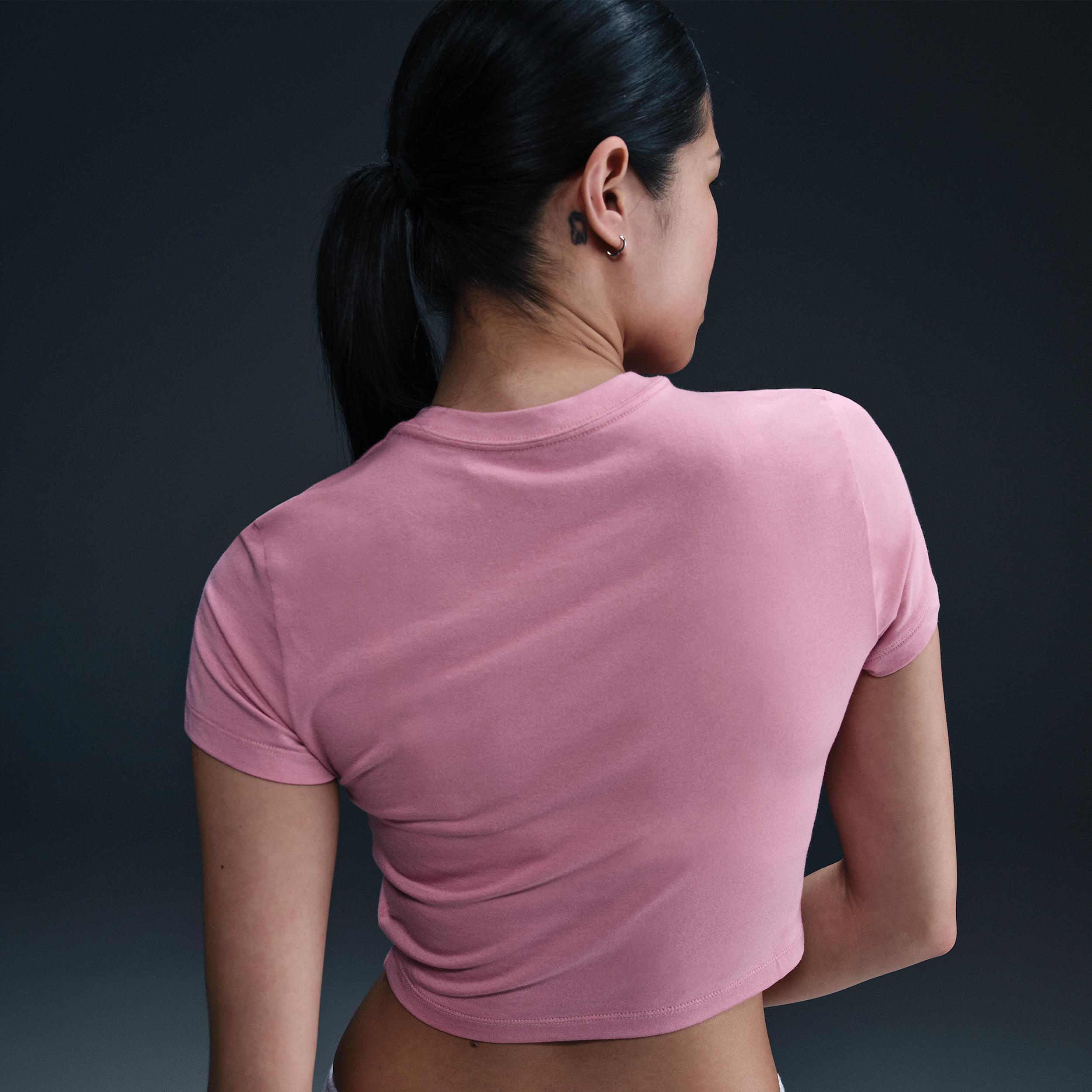 Nike Sportswear Chill Knit Women's Slim Cropped T-Shirt Product Image