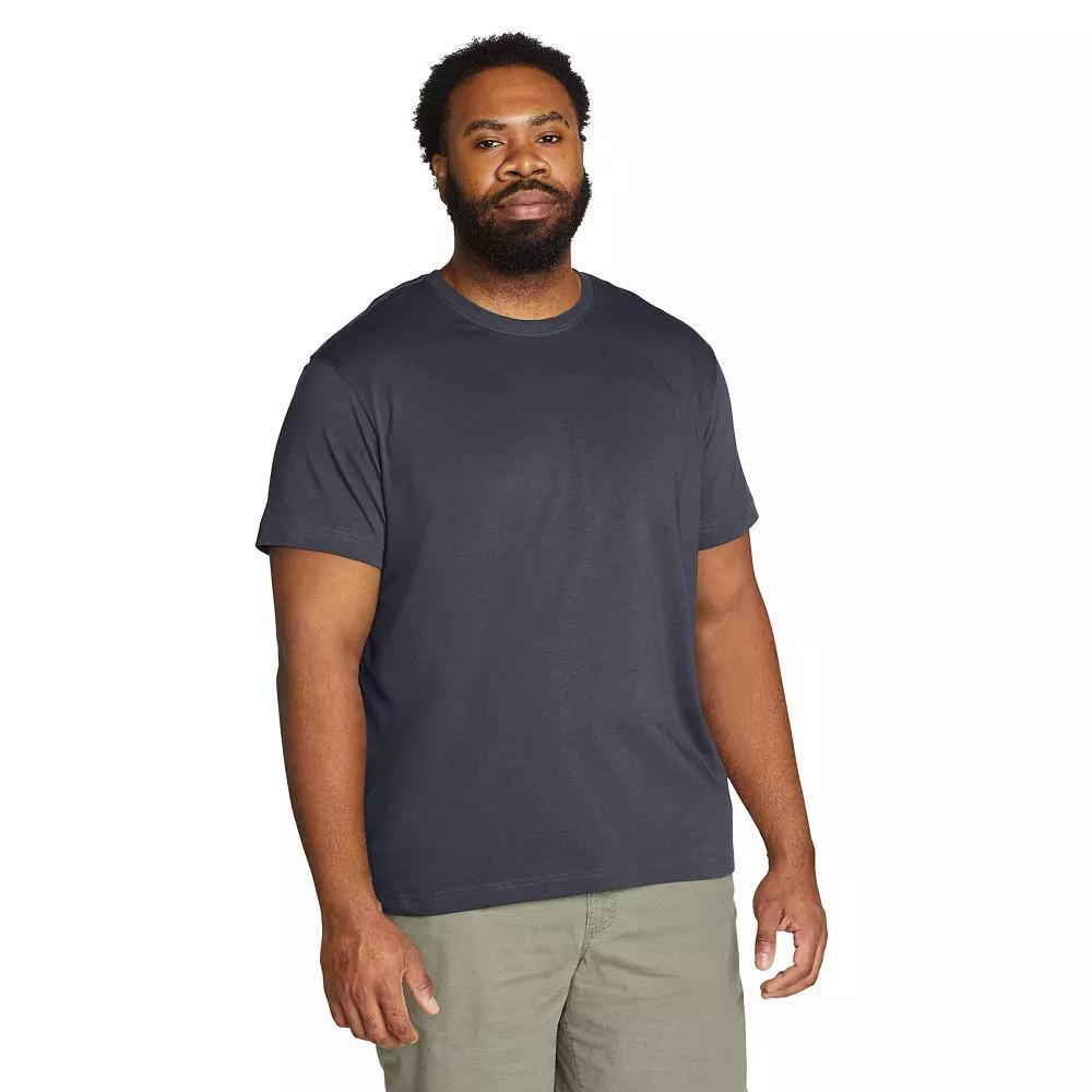 Big & Tall Eddie Bauer Short Sleeve Legend Wash T-Shirt, Men's, Size: 2XB, Black Navy Product Image