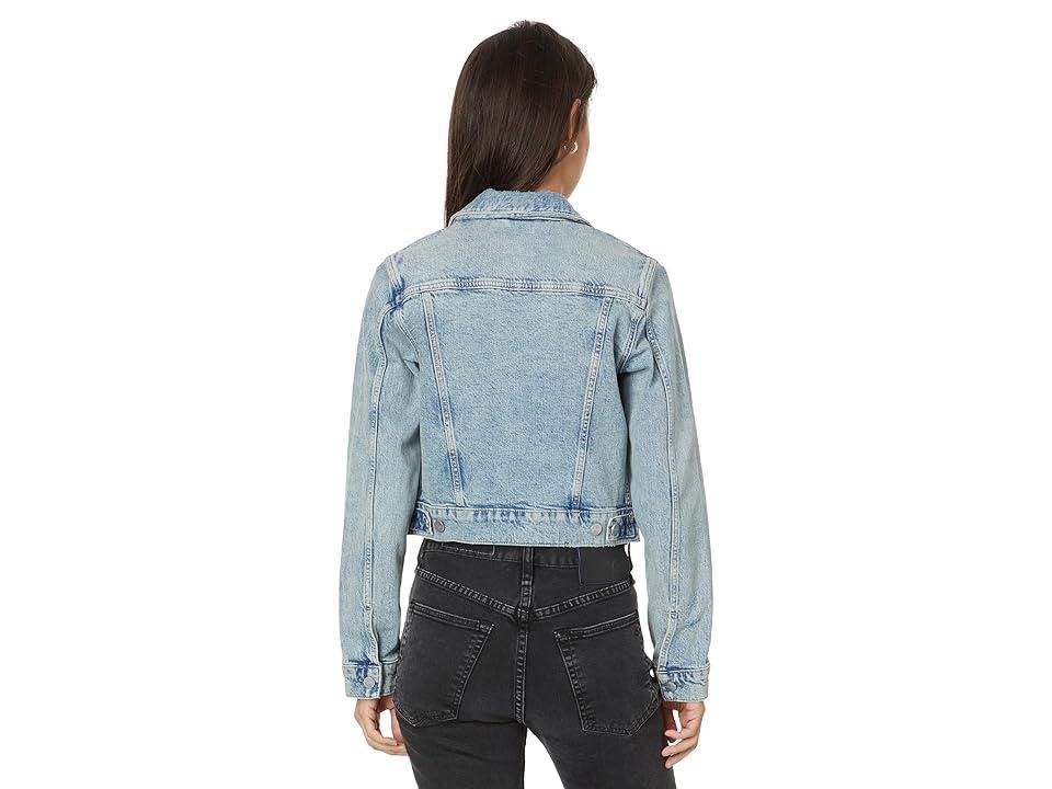 AllSaints Juno Denim Jacket (Vintage Indigo) Women's Vest Product Image