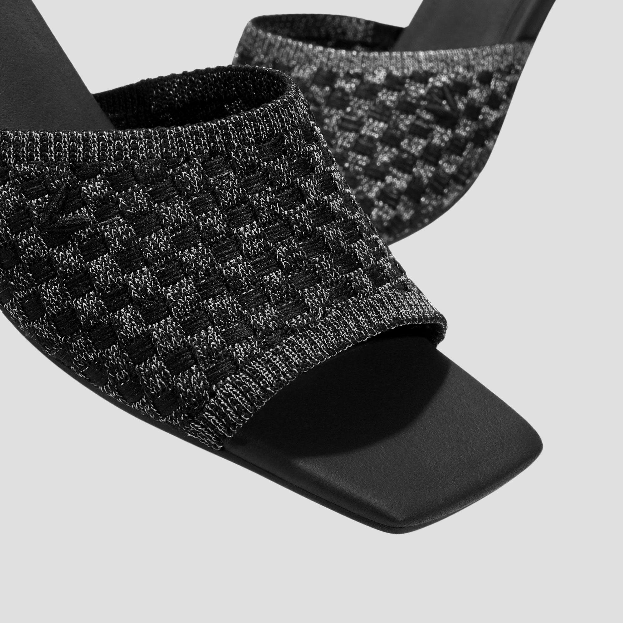 Square-Toe Block Heel Slide (Juliet) Product Image