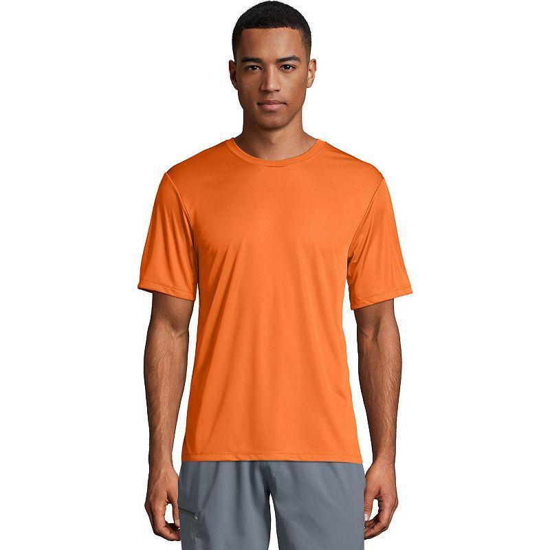 Men's Hanes® CoolDRI Performance Tee, Size: Large, Safety Green Product Image