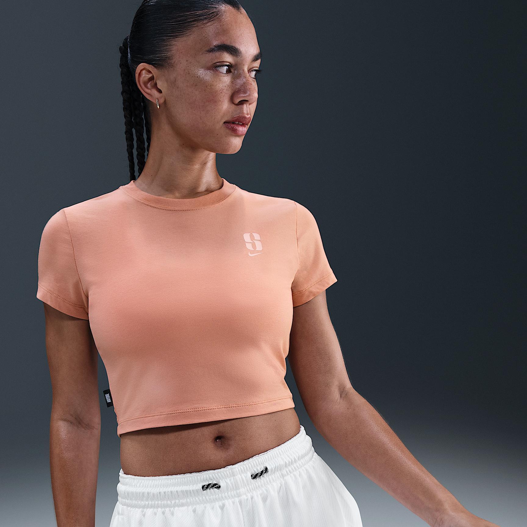 Sabrina Women's Short-Sleeve Cropped T-Shirt Product Image