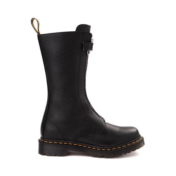 Women's 1B99 Front Zip Leather Lace Up Boots Product Image