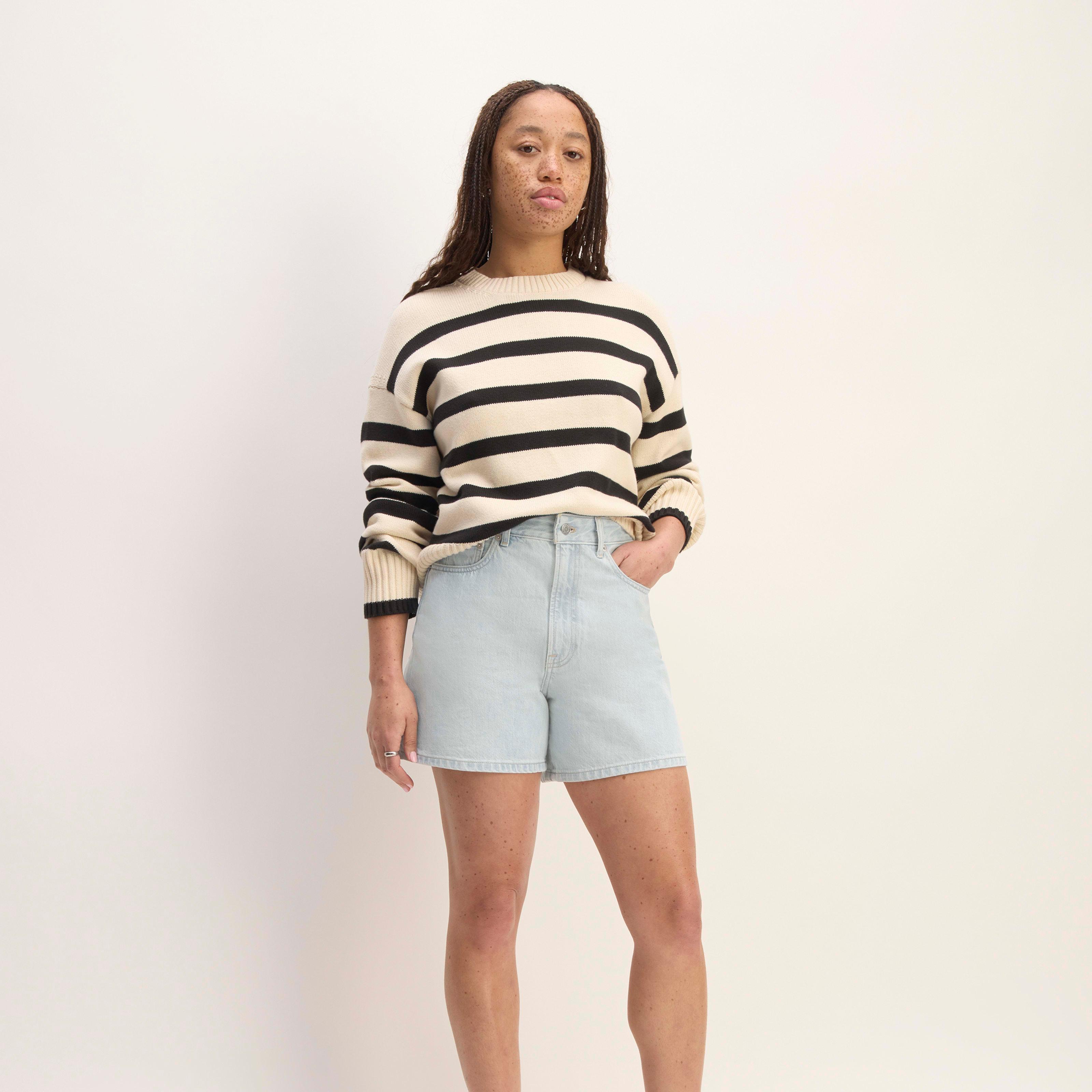 The A-Line Denim Short Product Image