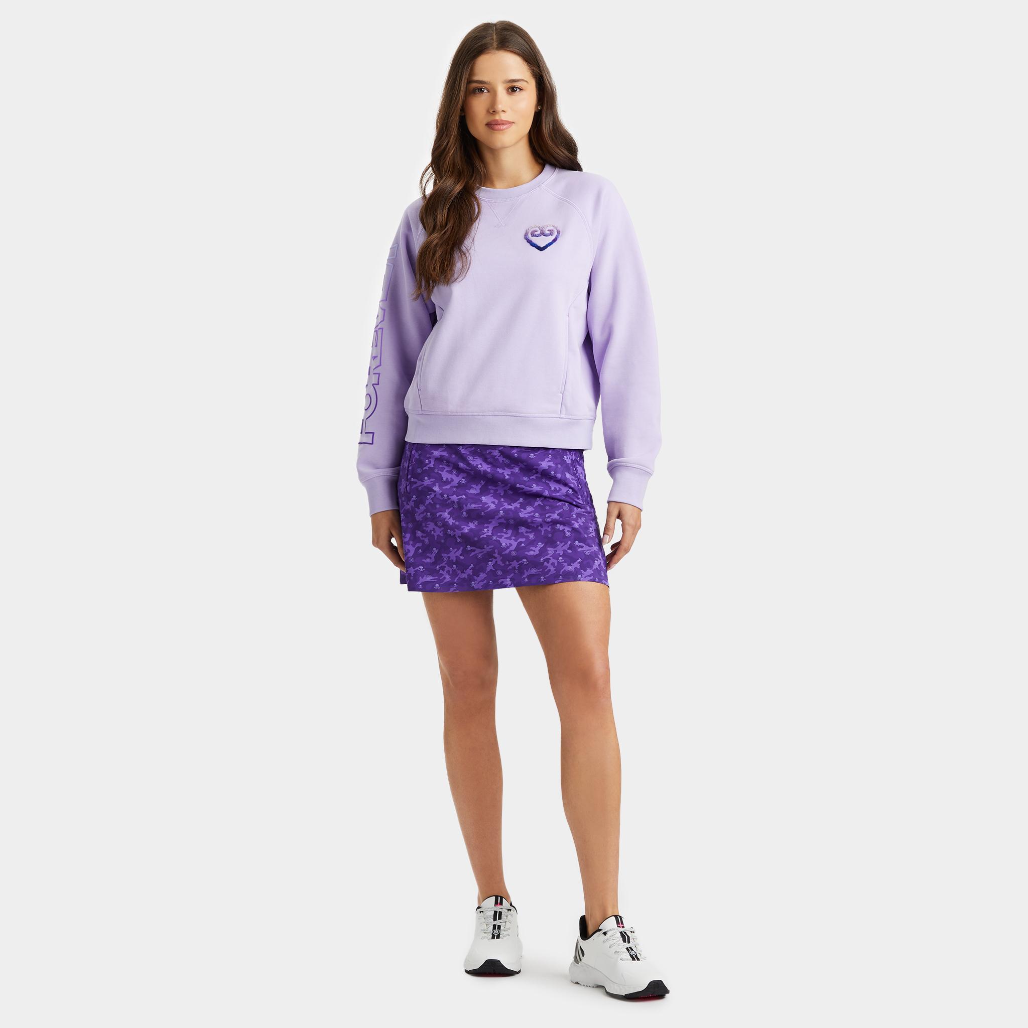 FOREVER FRENCH TERRY RAGLAN CREWNECK SWEATSHIRT Product Image