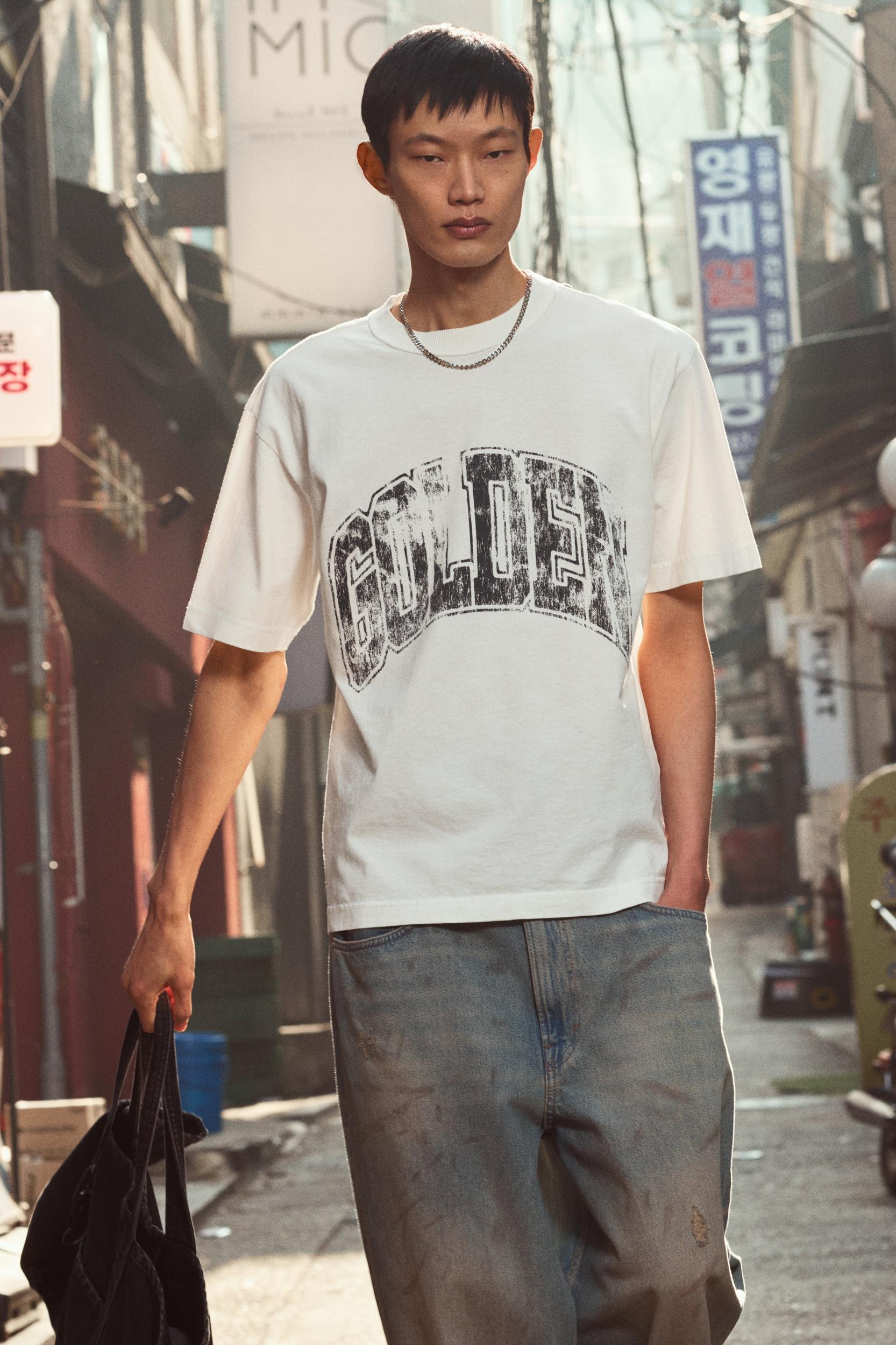 Loose-Fit Printed T-Shirt Product Image