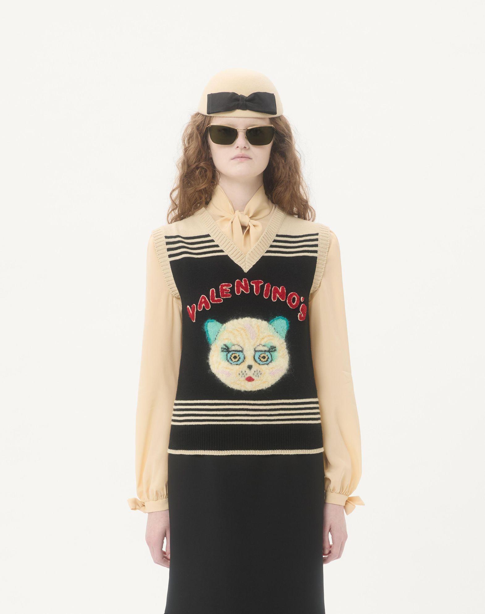 Le Chat De La Maison Embroidered Gilet Product Image
