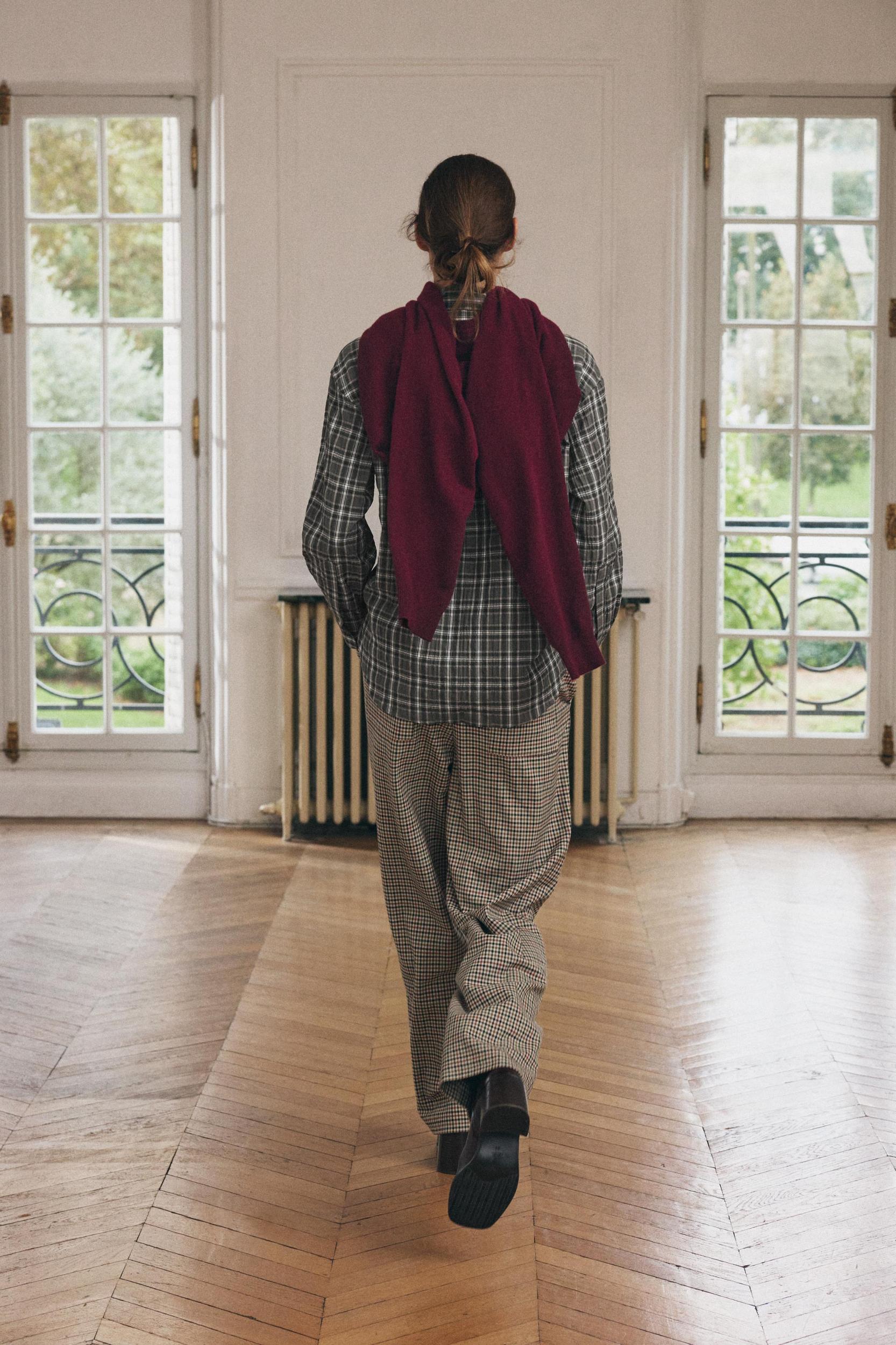 OVERSIZED CHECKERED SHIRT ZW COLLECTION Product Image