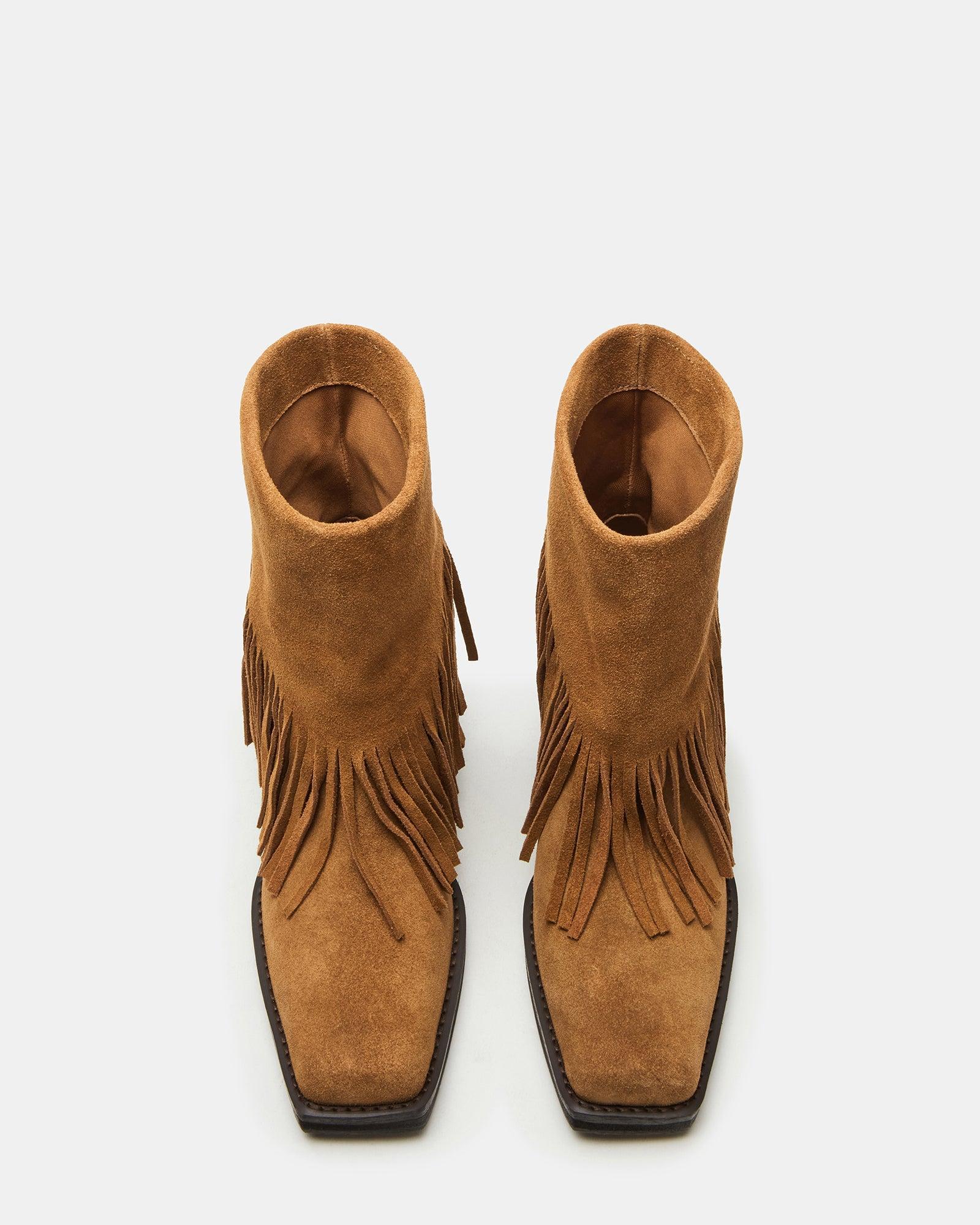 PIA FRINGE CHESTNUT SUEDE Female Product Image