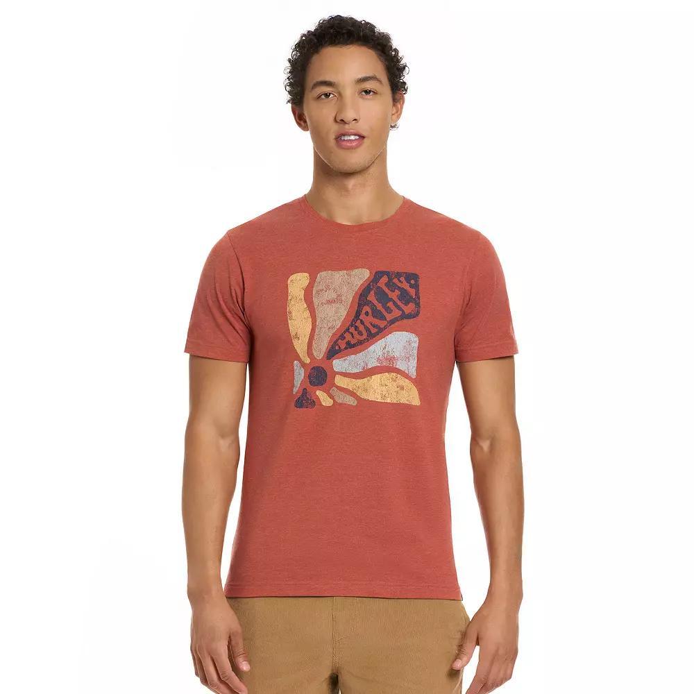 Men's Hurley Graphic Tee, Size: Small, Redwood Product Image