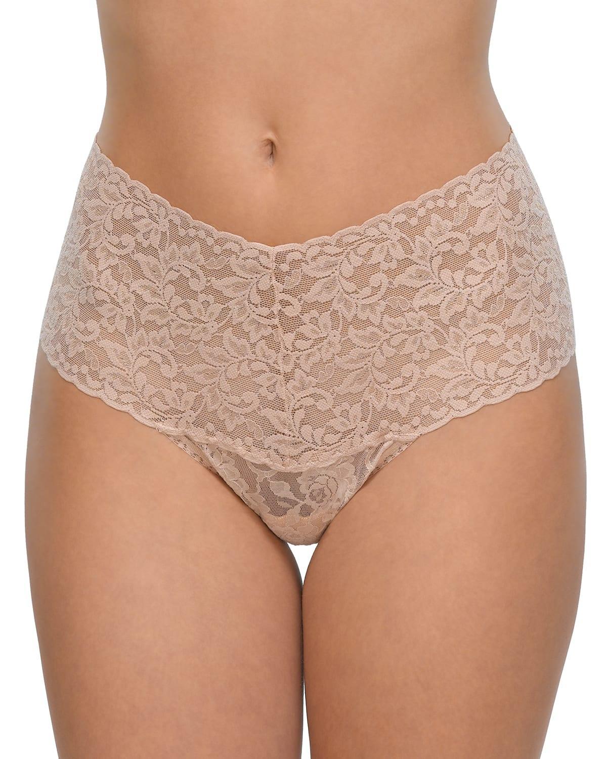 Retro Signature Lace Thong Product Image