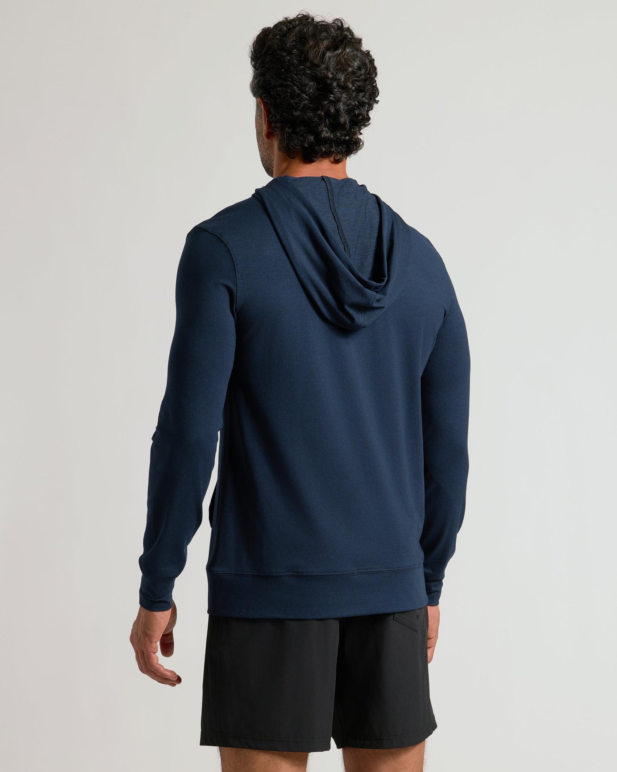 Heather Navy Active Comfort Pullover Hoodie Product Image