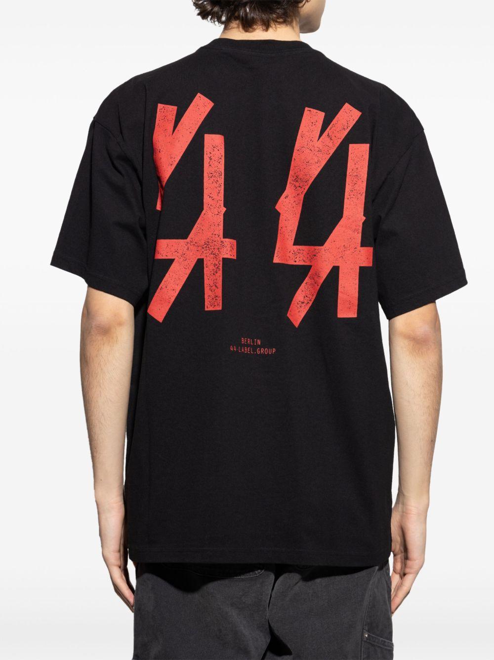 slogan-print T-shirt Product Image