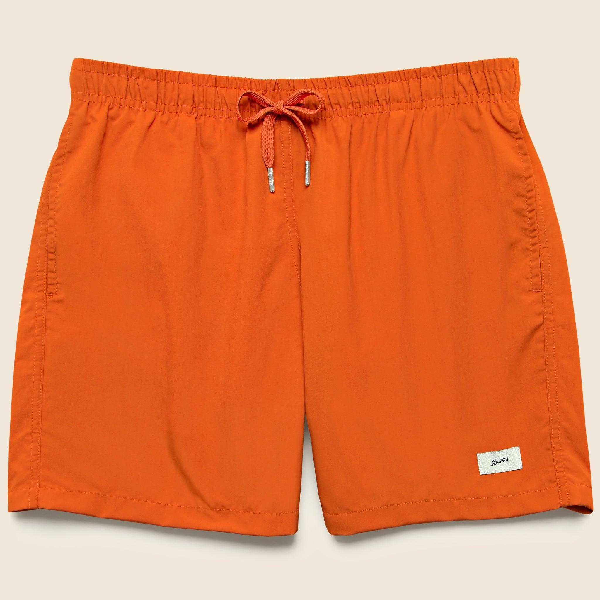 5.5" Solid Swim Trunks - Orange Product Image