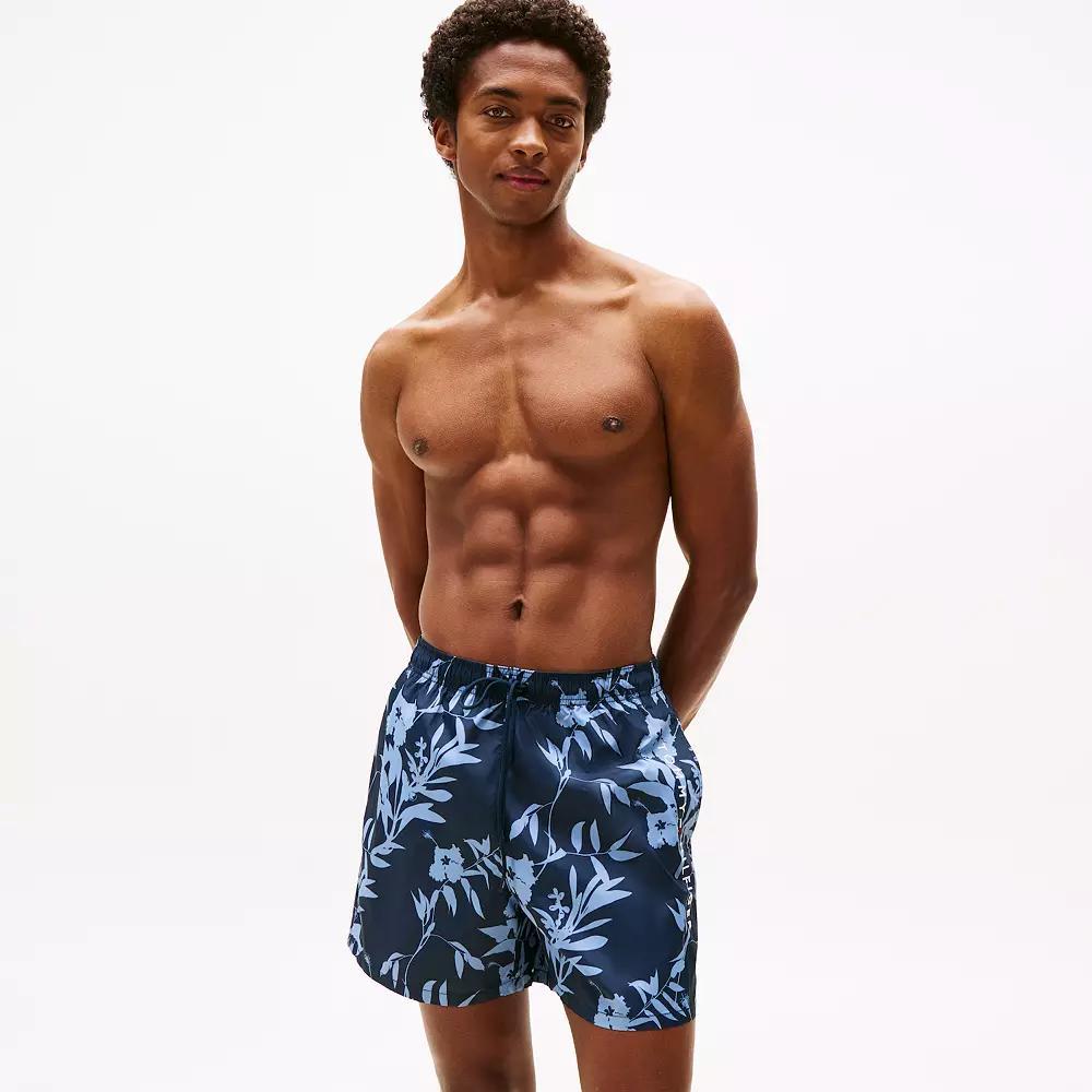 Men's Tommy Hilfiger 5" Swim Trunks, Size: Small, Aop Desert Product Image