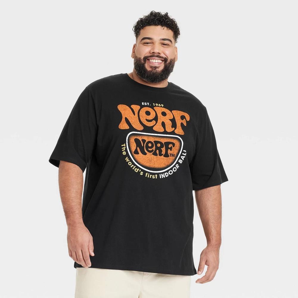 Men's Big & Tall Short Sleeve Crewneck Graphic T-Shirt - Goodfellow & Co™ Charcoal 4XLT Product Image