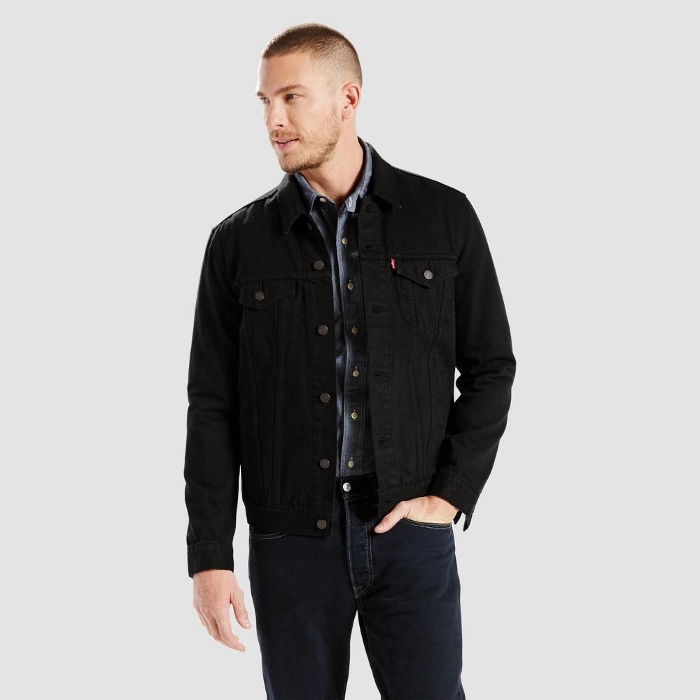 Men's Levi's® Trucker Denim Jacket, Size: XL, Black Product Image