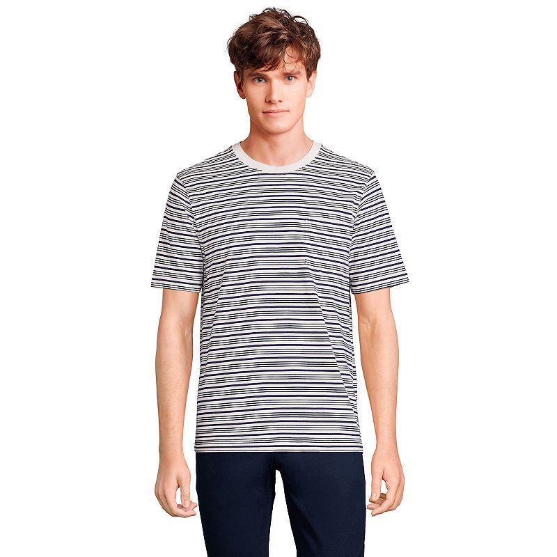 Men's Land's End Super-T Short Sleeve T-Shirt with Pocket, Size: XL, Rich Red Product Image