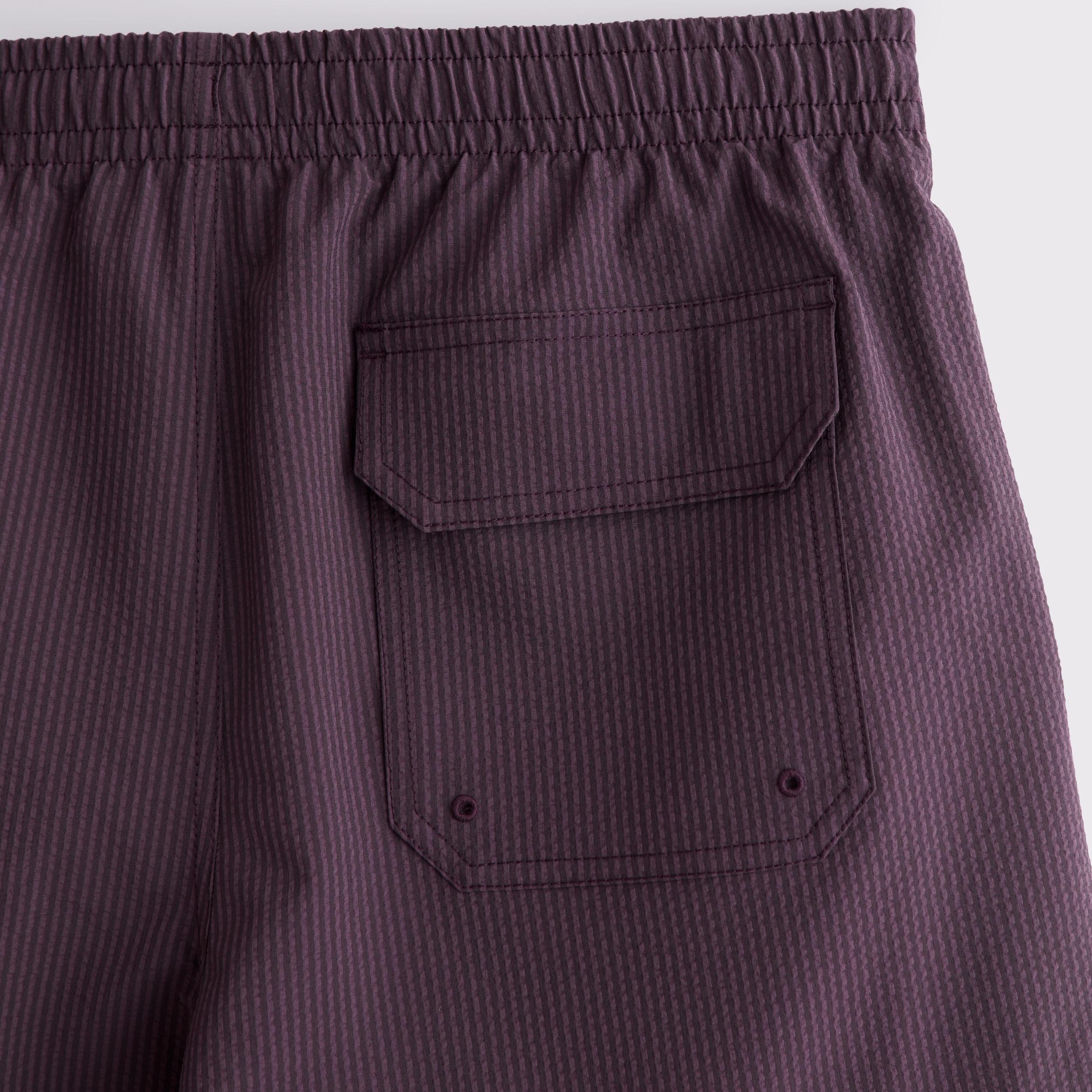 Pull-On Wide Seersucker Swim Trunk Product Image