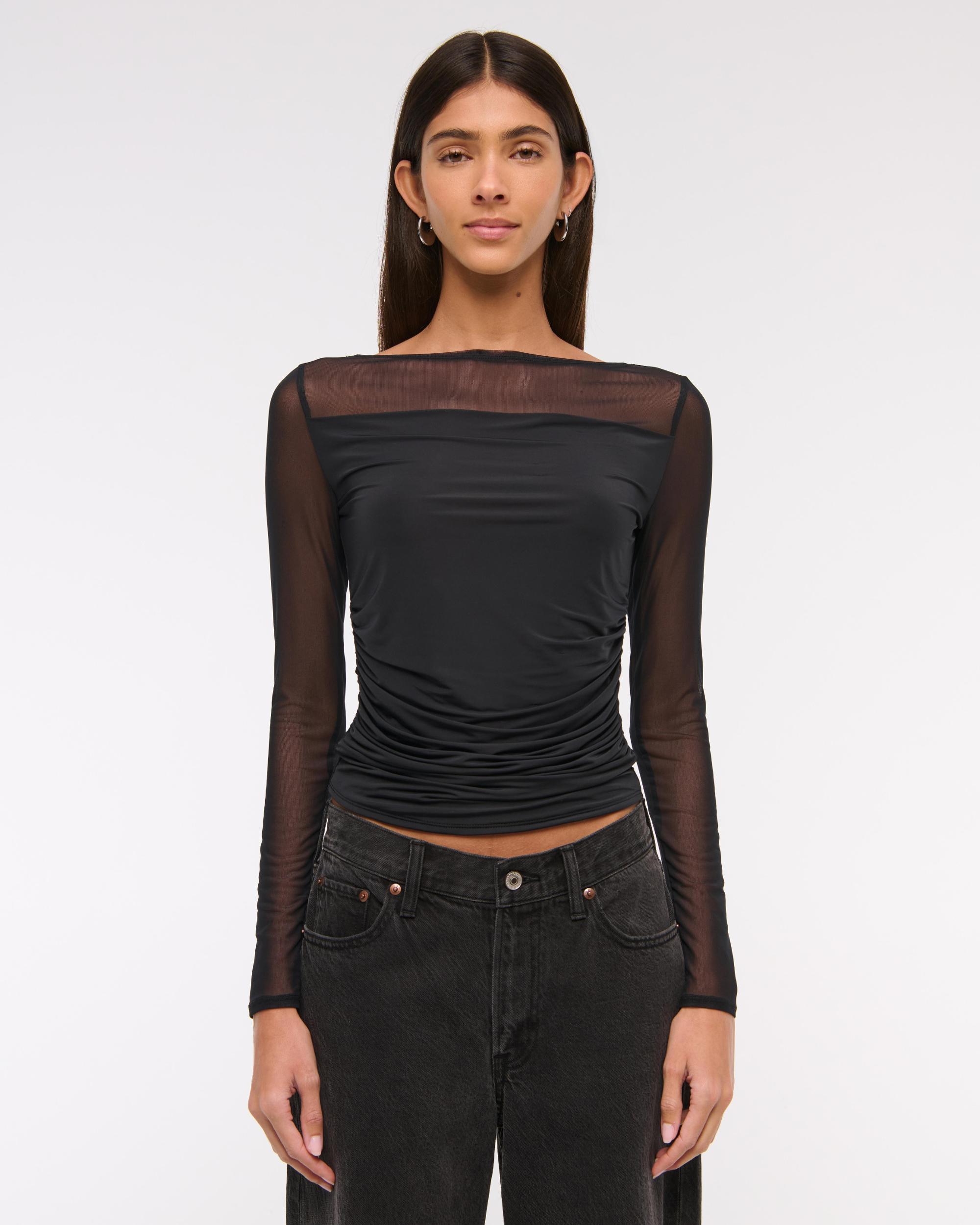 Mesh Slash Top Product Image