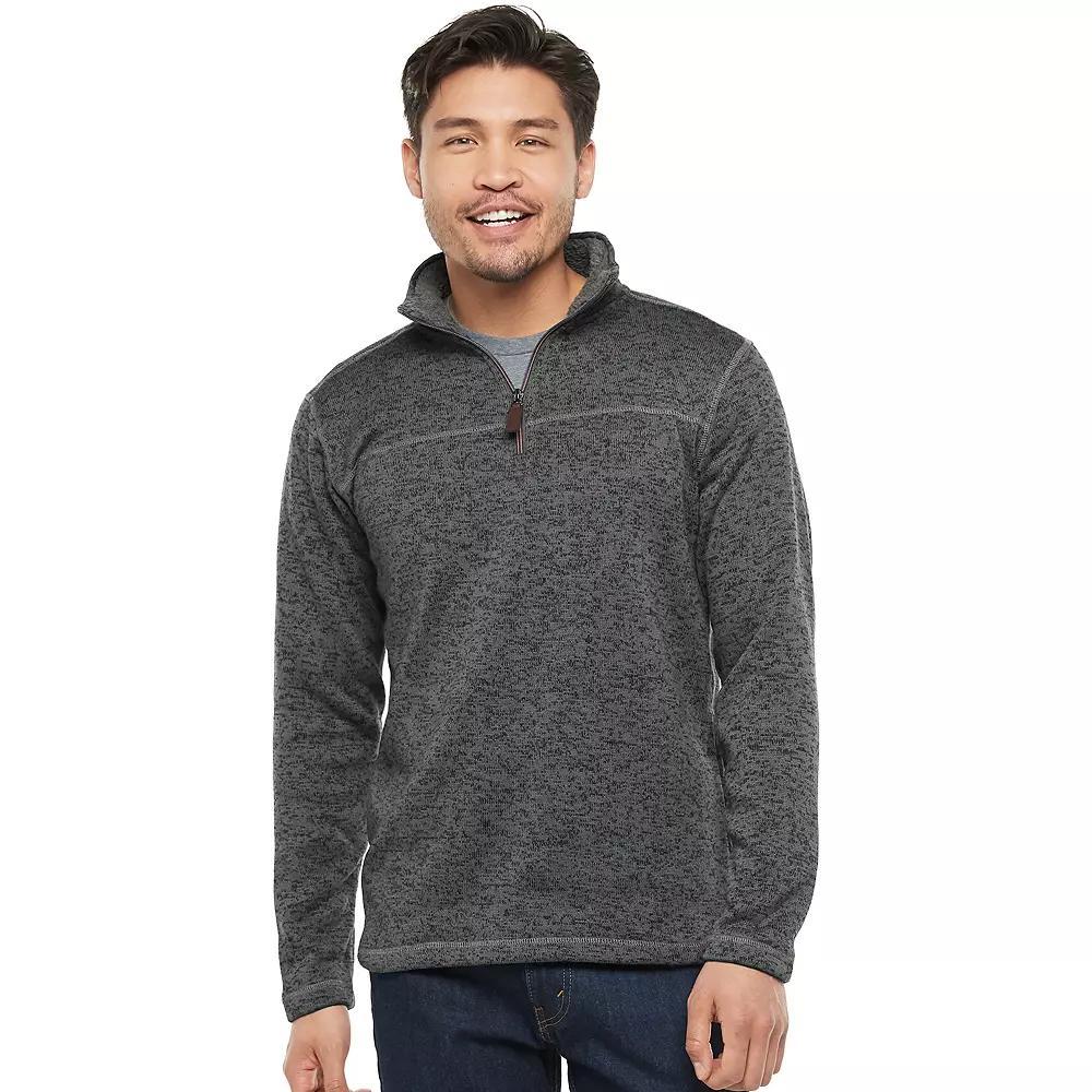 Men's Victory Outfitters Sherpa-Fleece Quarter-Zip Pullover, Size: XL, Blue Product Image