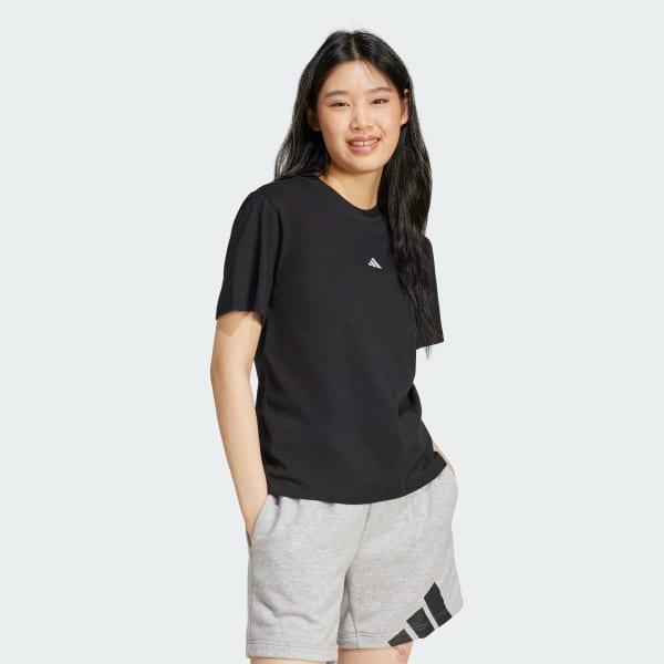 Womens adidas Essentials Small Logo Cotton T-Shirt Product Image
