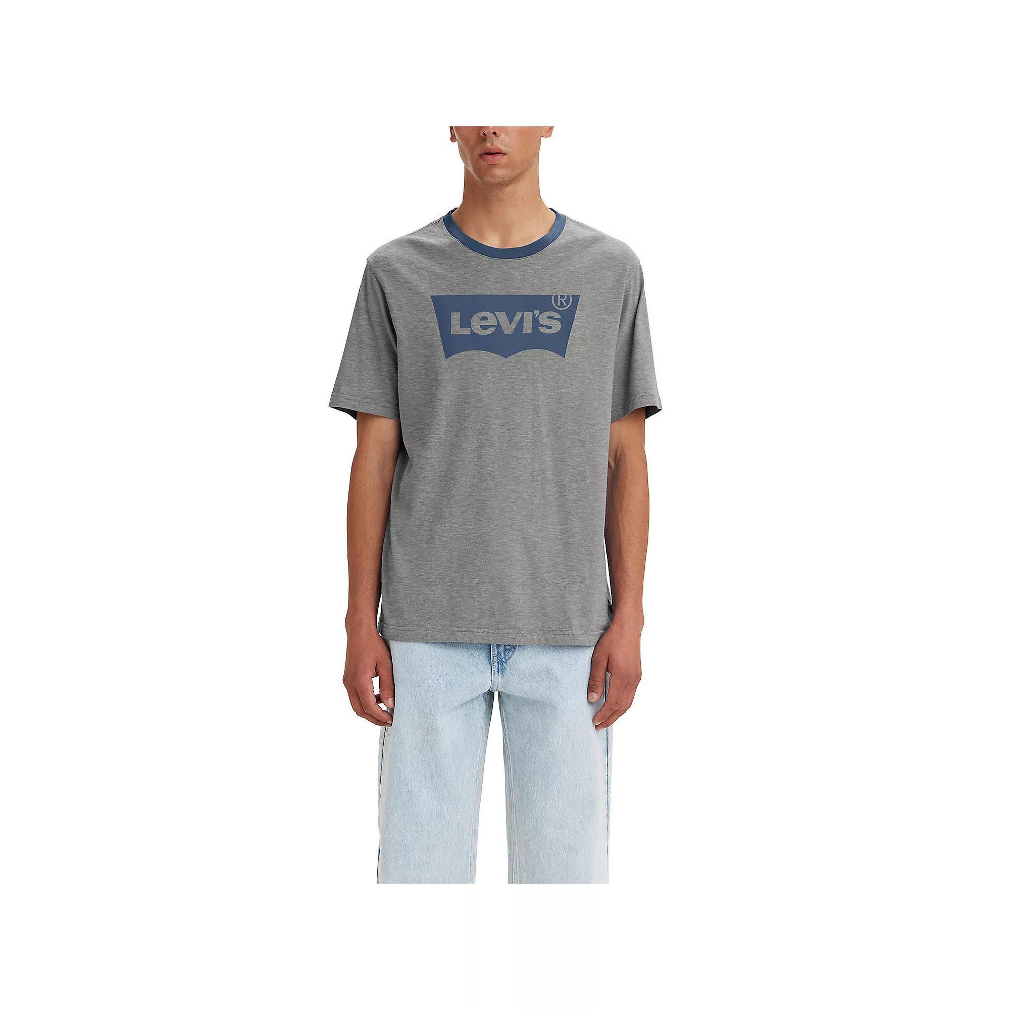 Men's Levi's® Relaxed-Fit Short-Sleeve Graphic Tee, Size: Large, Sugar Swizzle Product Image