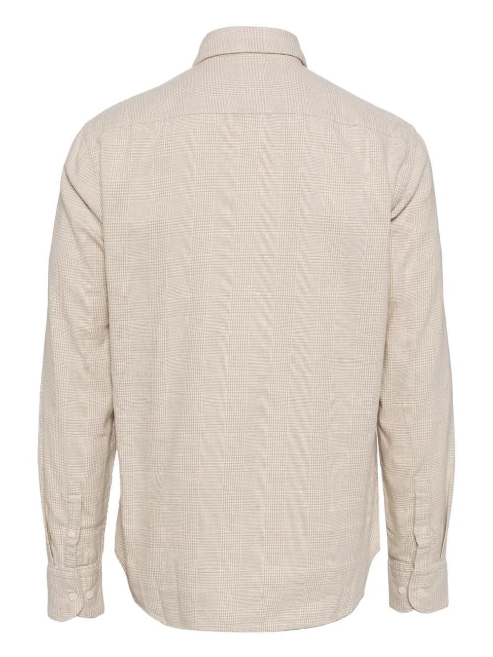 HUGO BOSS Cotton Plaid Shirts In Brown Product Image
