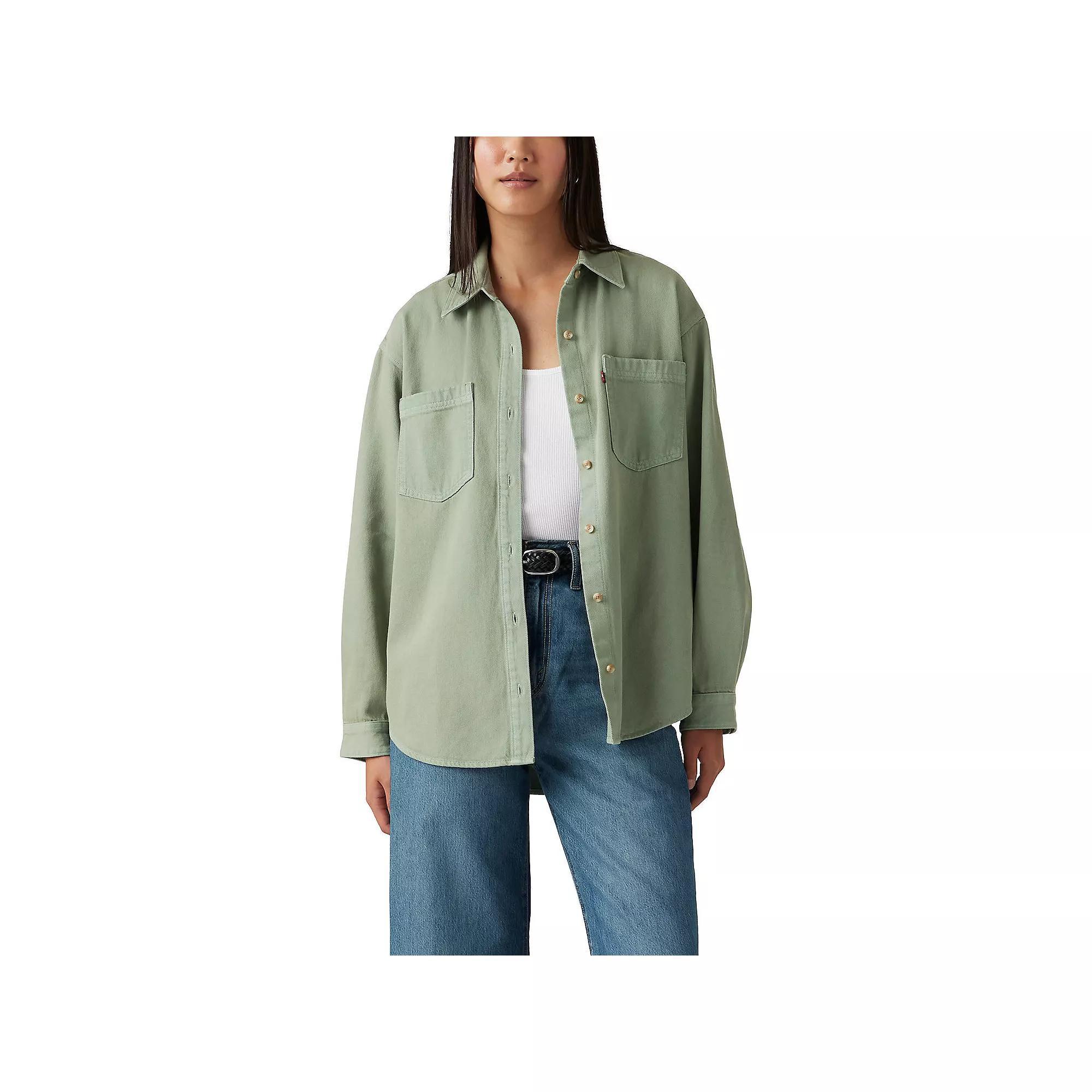 Women's Levi's® Iris Button-Down Denim Overshirt, Size: Small, Lily Product Image