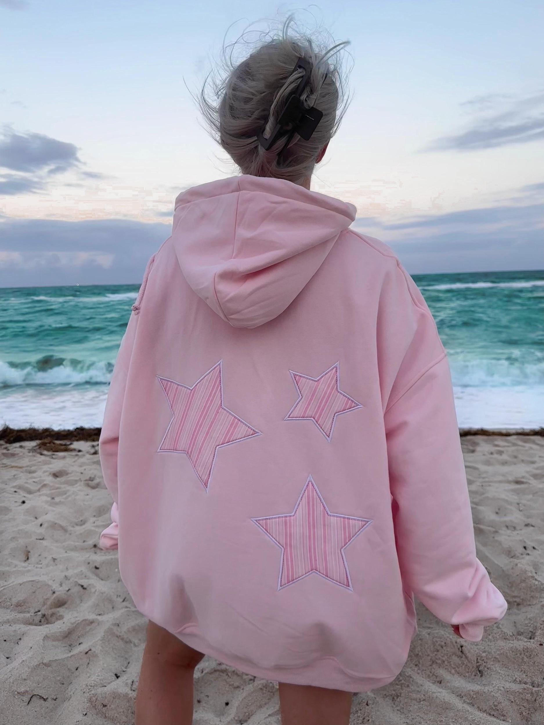 Star Lux Striped Hoodie Product Image