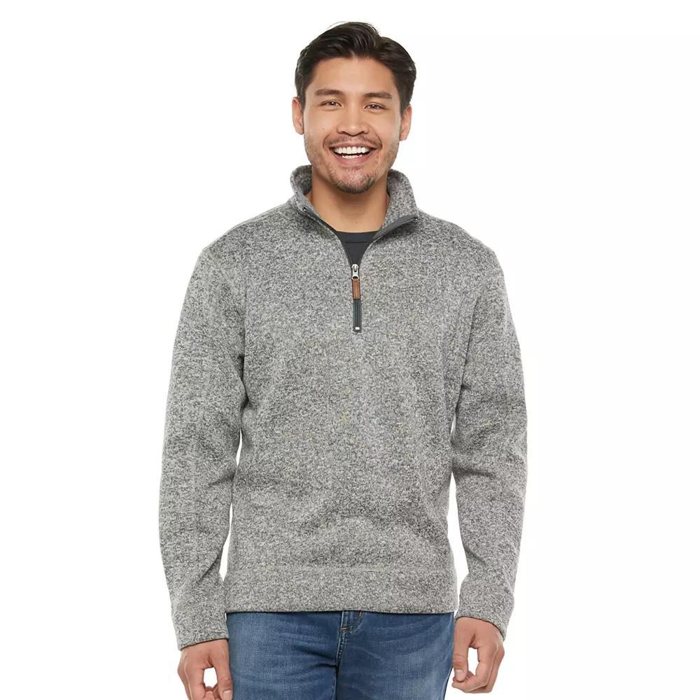 Men's Victory Outfitters Fleece Quarter-Zip Pullover, Size: Medium, Red Product Image