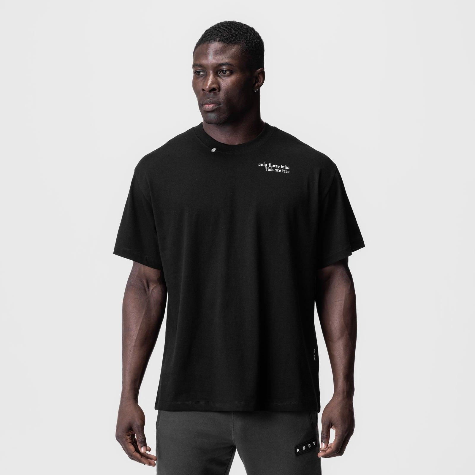 0797. Tech Essential™ Relaxed Tee - Space Grey/White "OTWR" Product Image