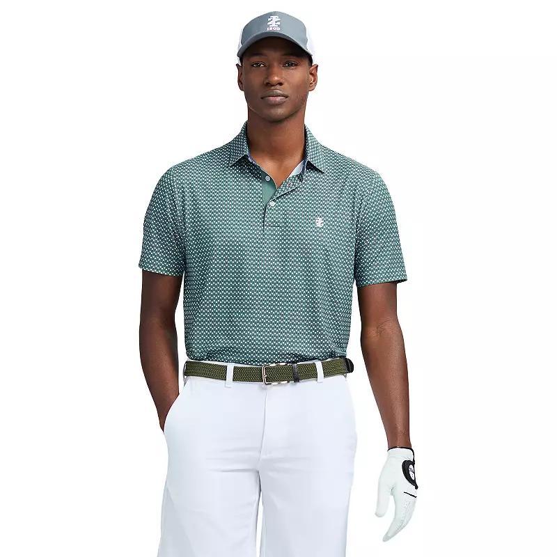 Men's IZOD Swingflex Elite Golf Short Sleeve Polo, Size: Large, Green Golf Product Image