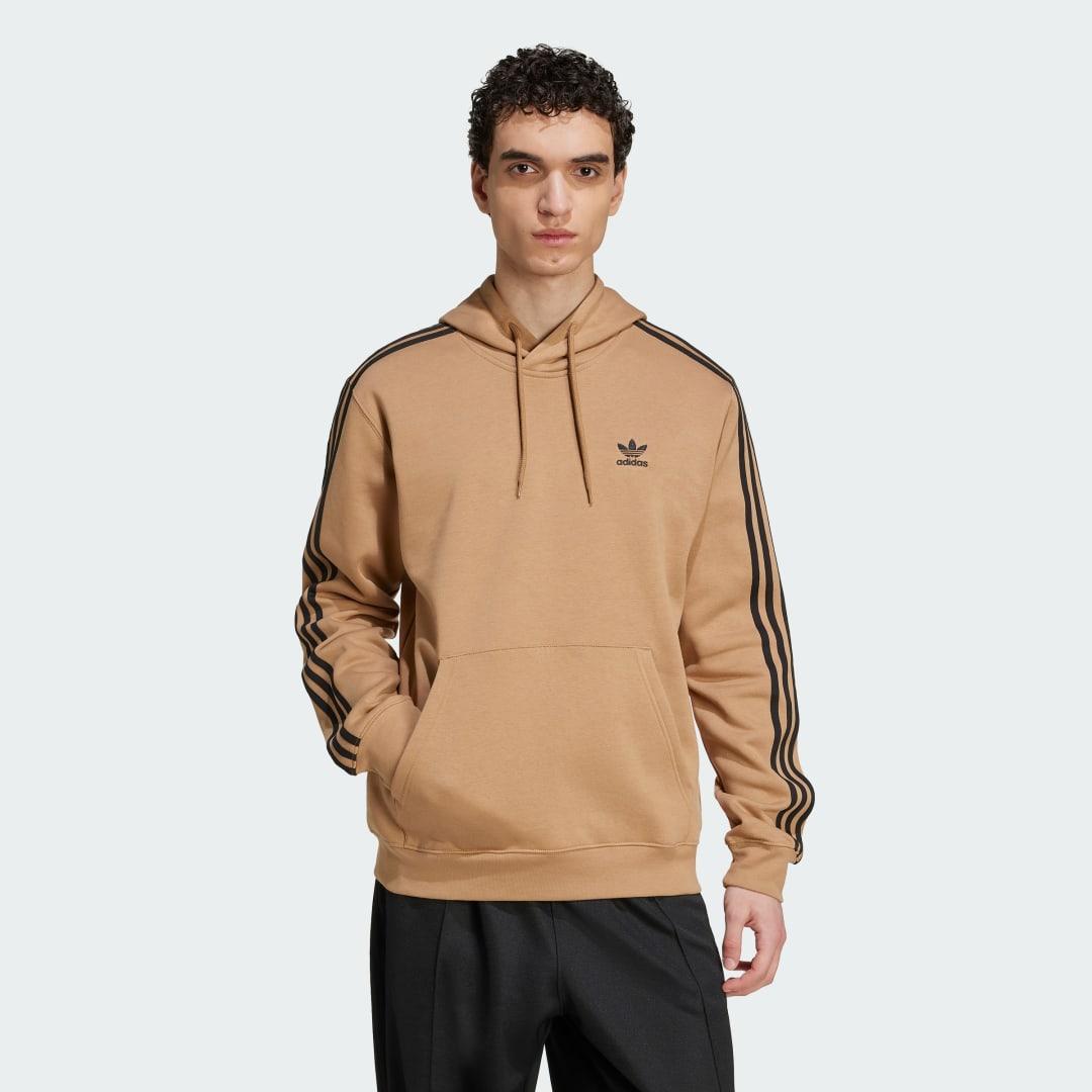 adidas Adicolor Classics 3-Stripes Hoodie White L Mens Product Image